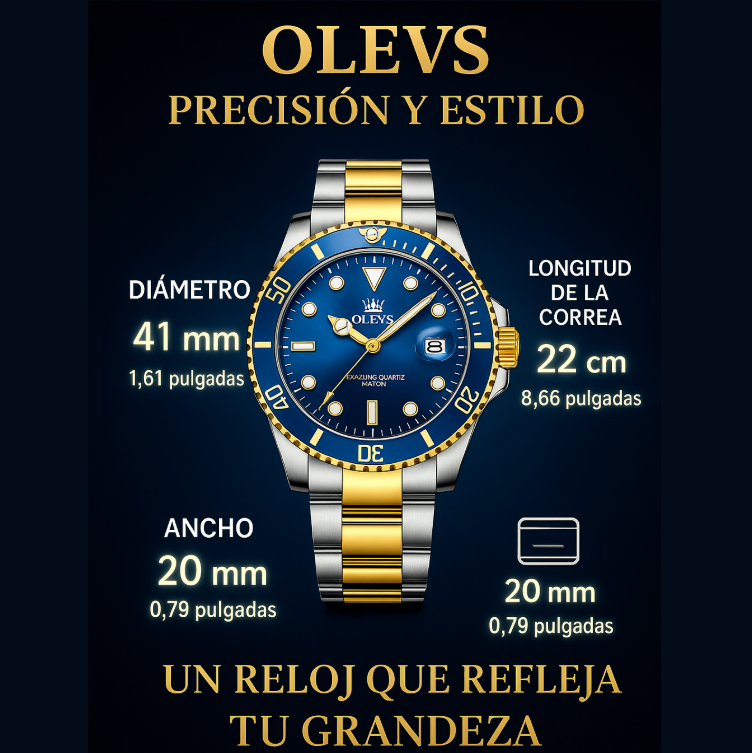 OLEVS-El reloj que marca tu estilo.