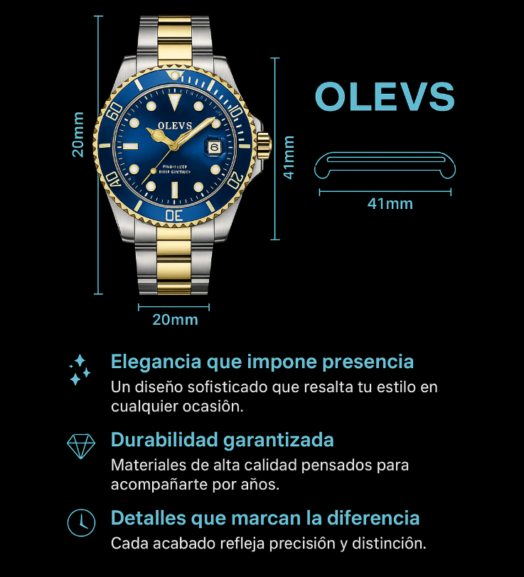 OLEVS-El reloj que marca tu estilo.