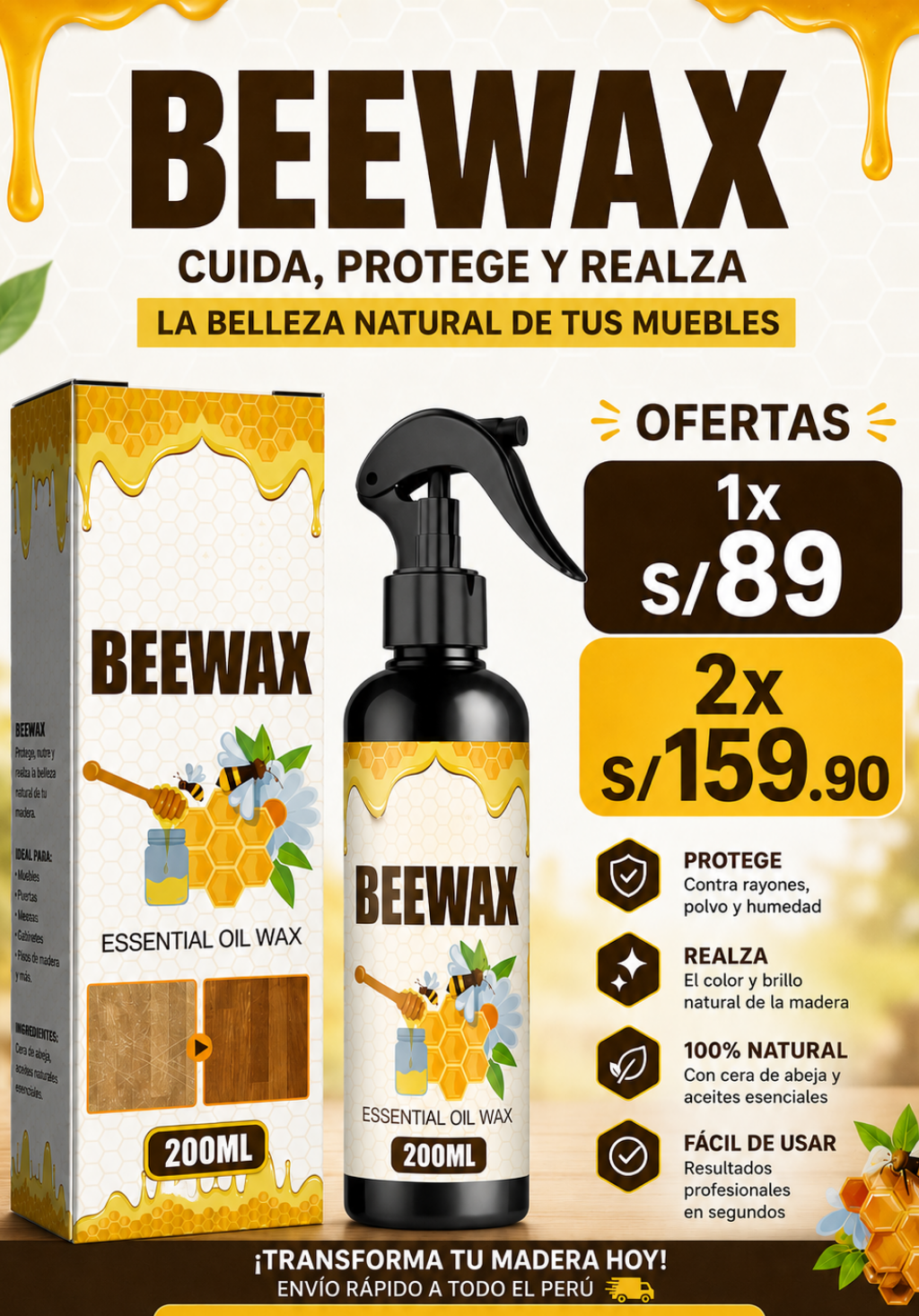 BEEWAX - RESTAURA MADERA