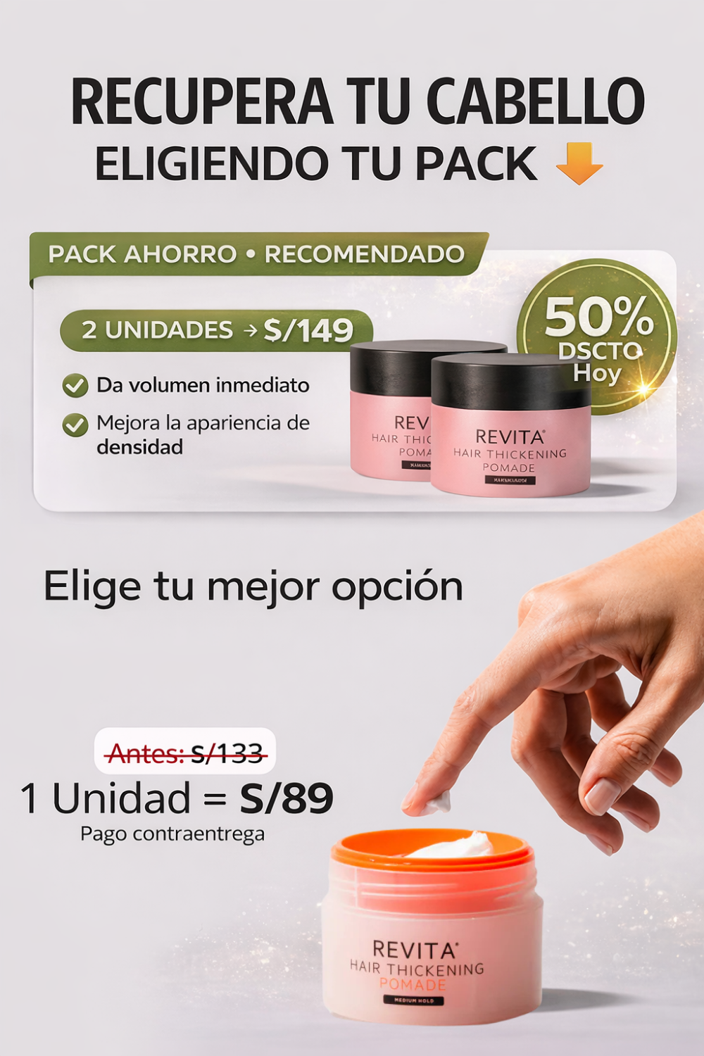 REVITA POMADE - FORTALECE EL CABELLO