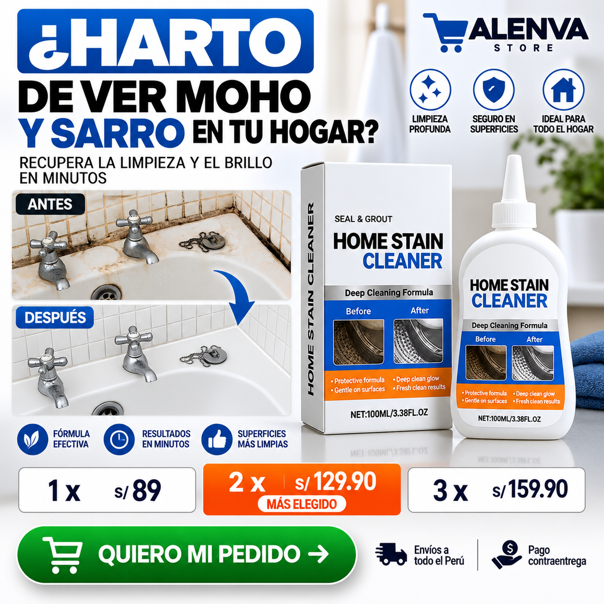 Home Cleaner - Elimina Lineas Negras.