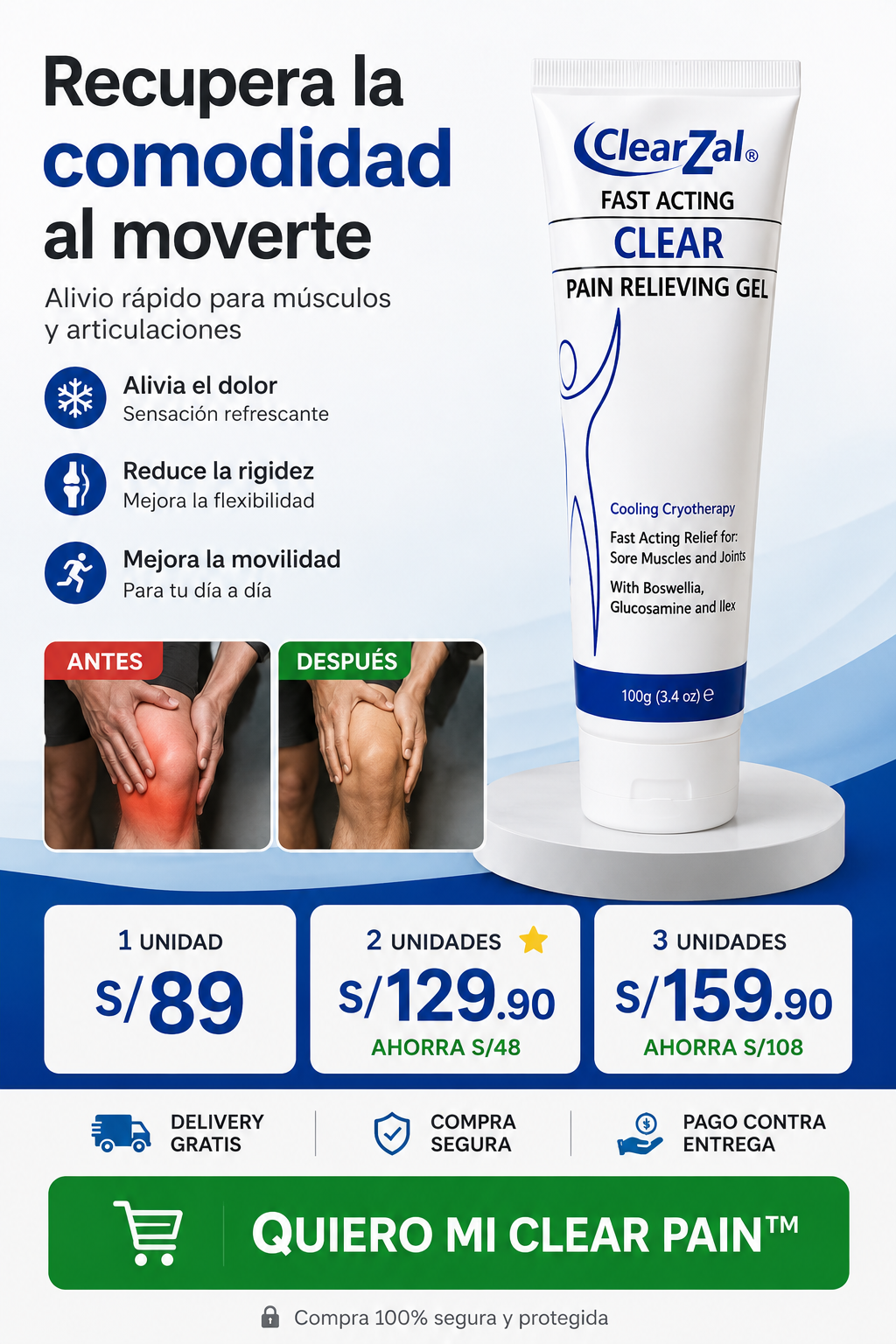 CLEAR PAIN -ALIVIA EL DOLOR