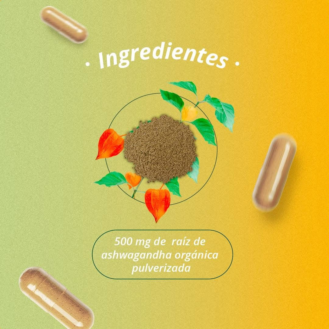 ASHAWAGANDHA-CONTROLA EL ESTRÉS