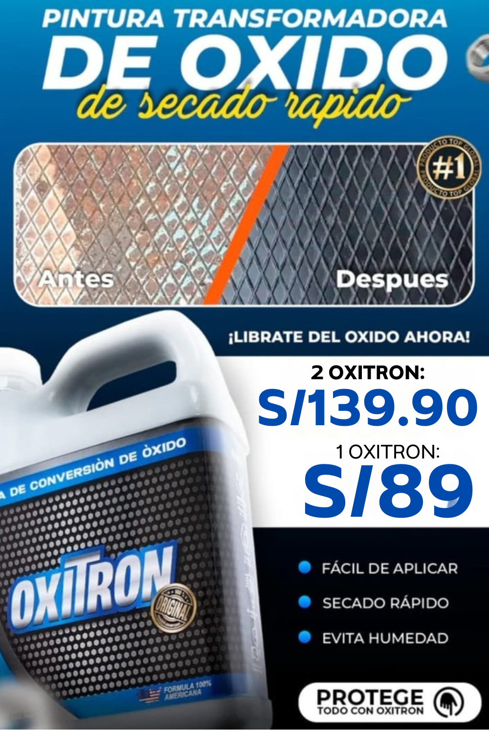 OXITRON - ADIOS ÓXIDO