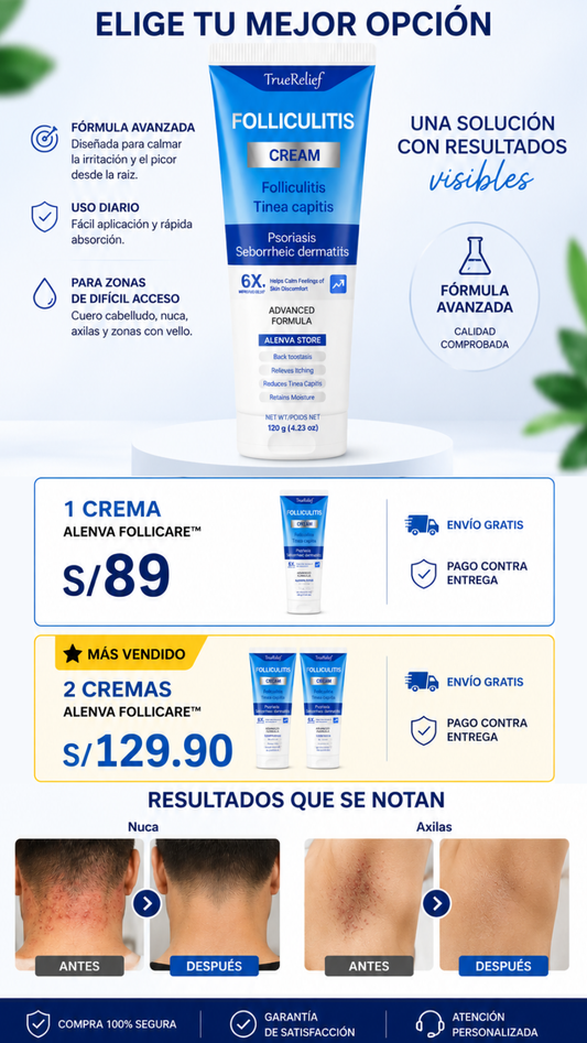 FOLLICARE CREAM™ - Crema para eliminar Granitos e Irritación