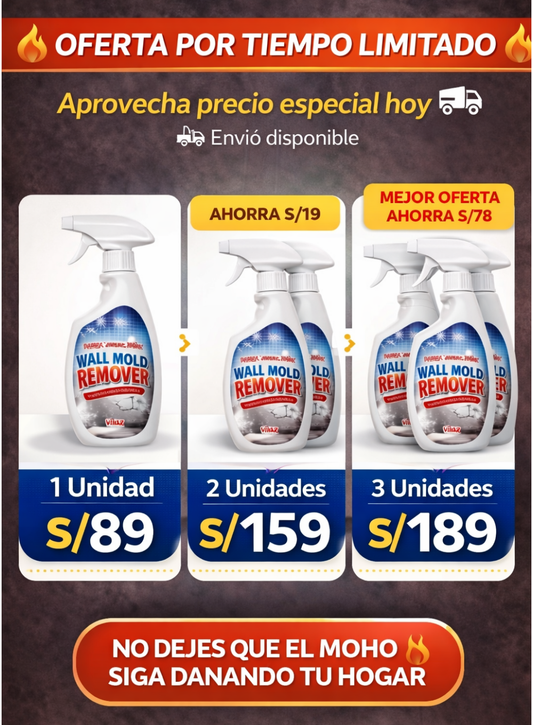 WALL MOLD REMOVER - LIMPIEZA PROFUNDA