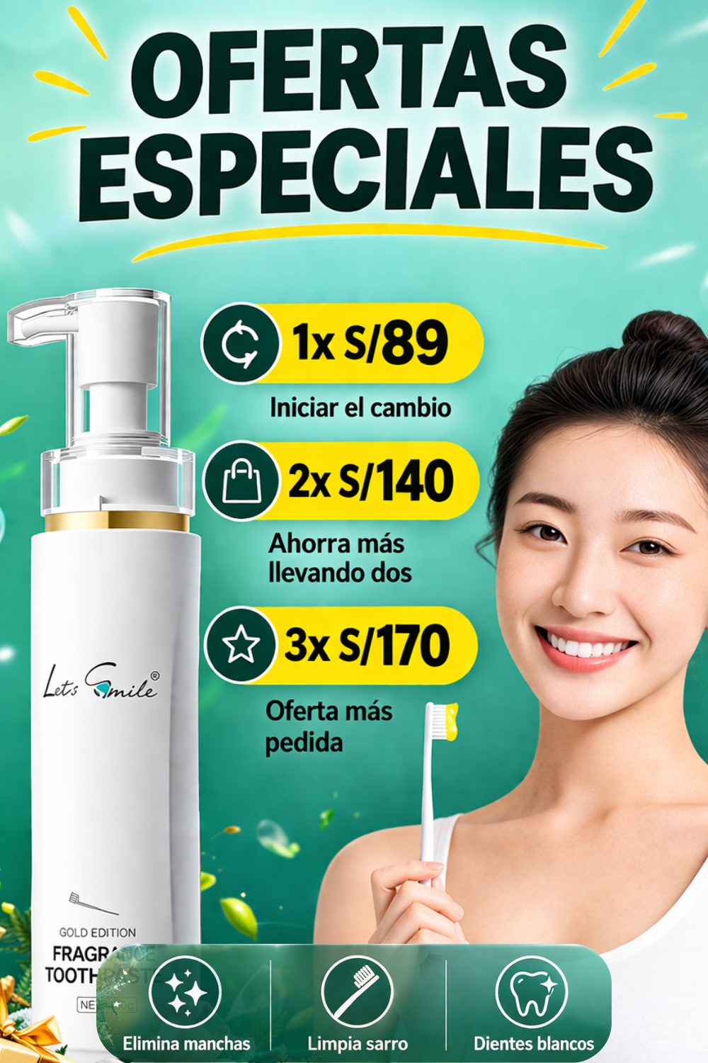 LET'S SMILE - DIENTES BLANCOS
