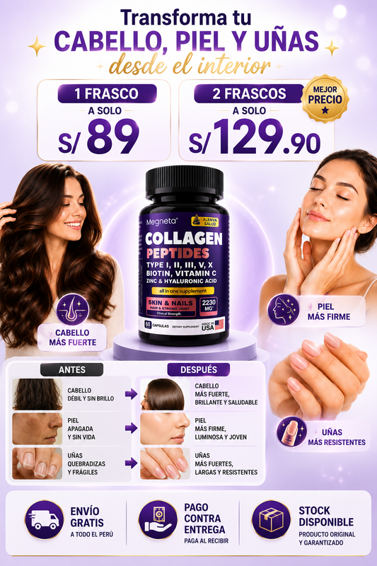 COLLAGEN PEPTIDES™  Colágeno Avanzado para Piel
