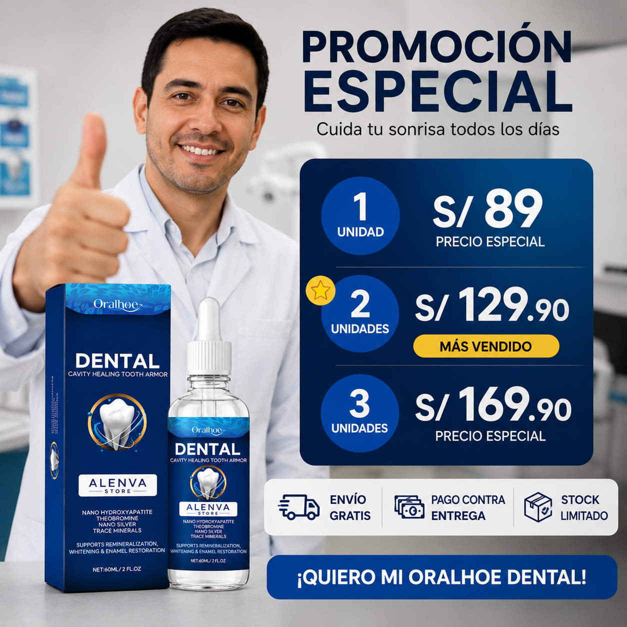 Dental-cuidado y fortalecimiento de los dientes