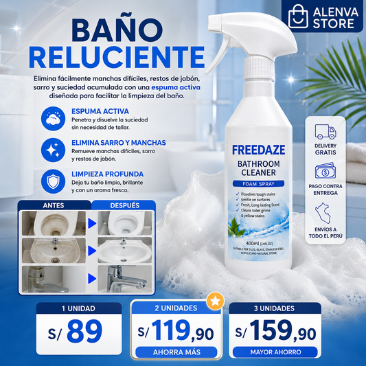 FREEDAZE-BAÑO LIMPIO
