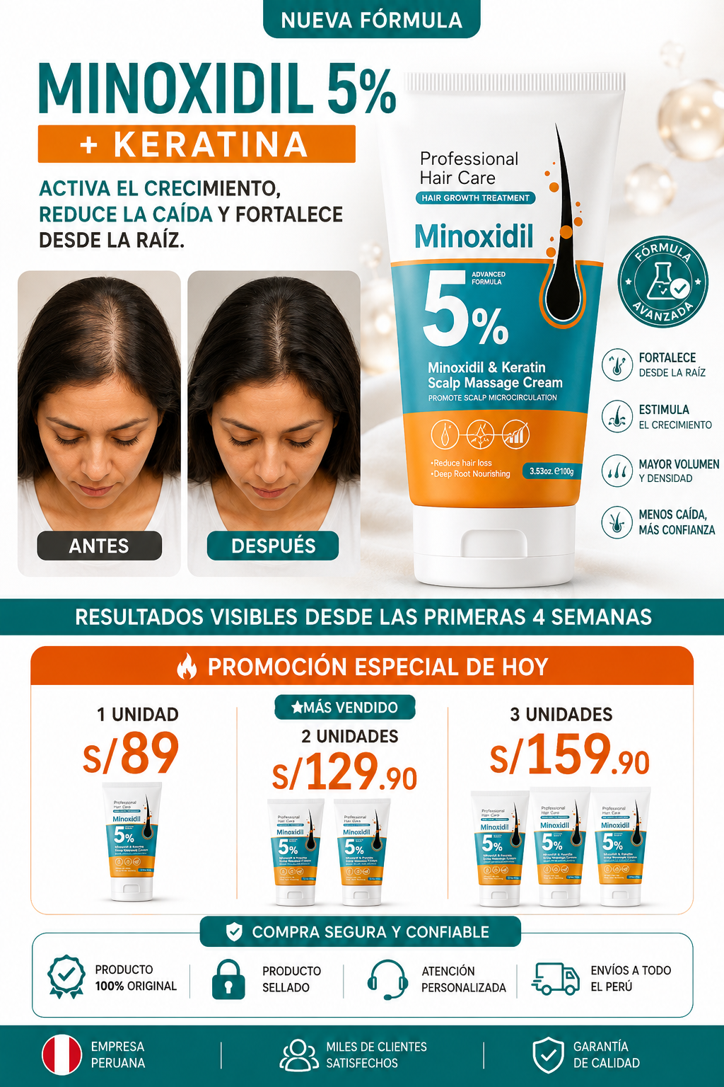 MINOXIDIL 5%™ – TRATAMIENTO CAPILAR