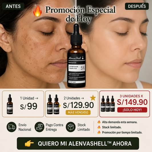 ALENVASHELL™-mejora la apariencia de manchas visibles