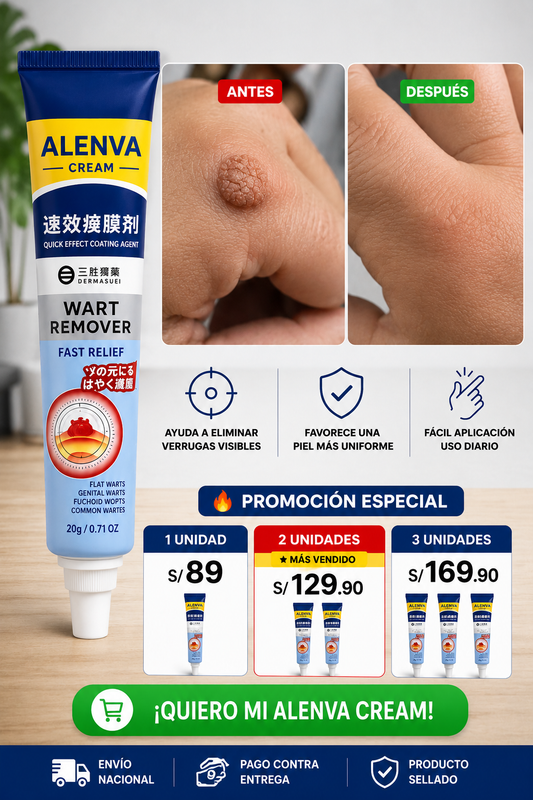 ALENVA CREAM™ - ELIMINA VERRUGAS VISIBLES