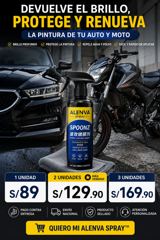 ALENVA SHINE™ - Protector y Renovador de Pintura