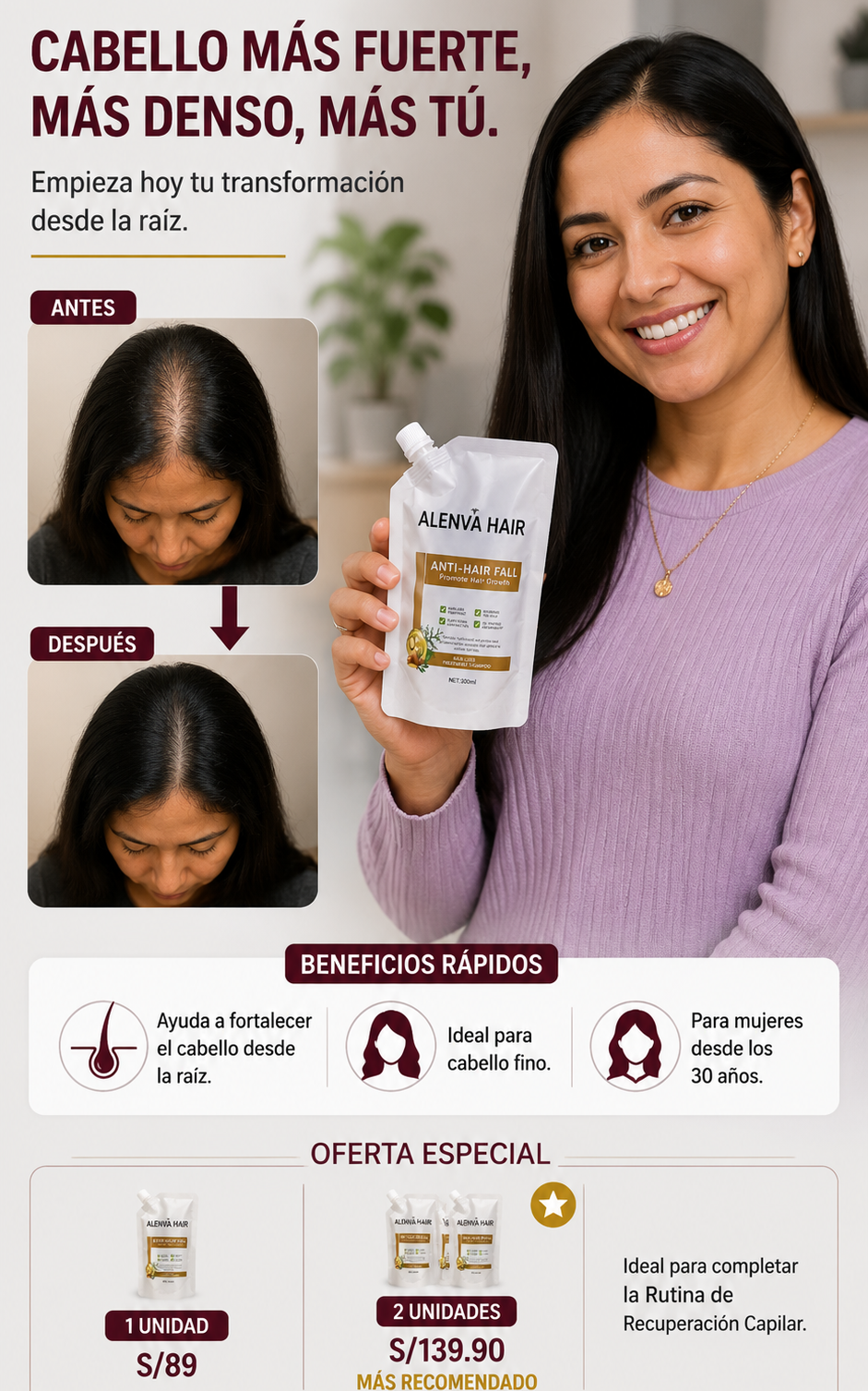 ALENVA HAIR™ - Método de Recuperación Capilar