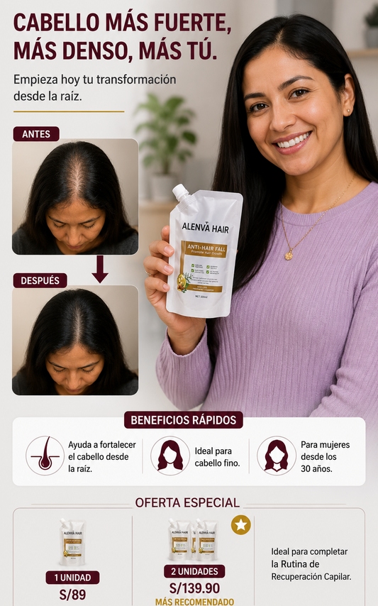 ALENVA HAIR™ - Método de Recuperación Capilar