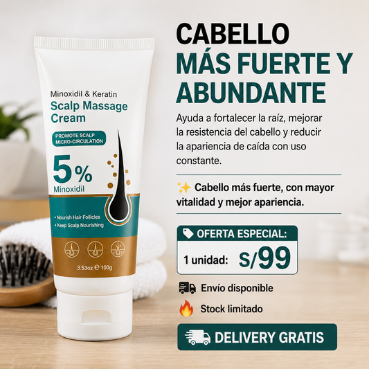 MINOXIDIL CREMA- Cabello Fuerte