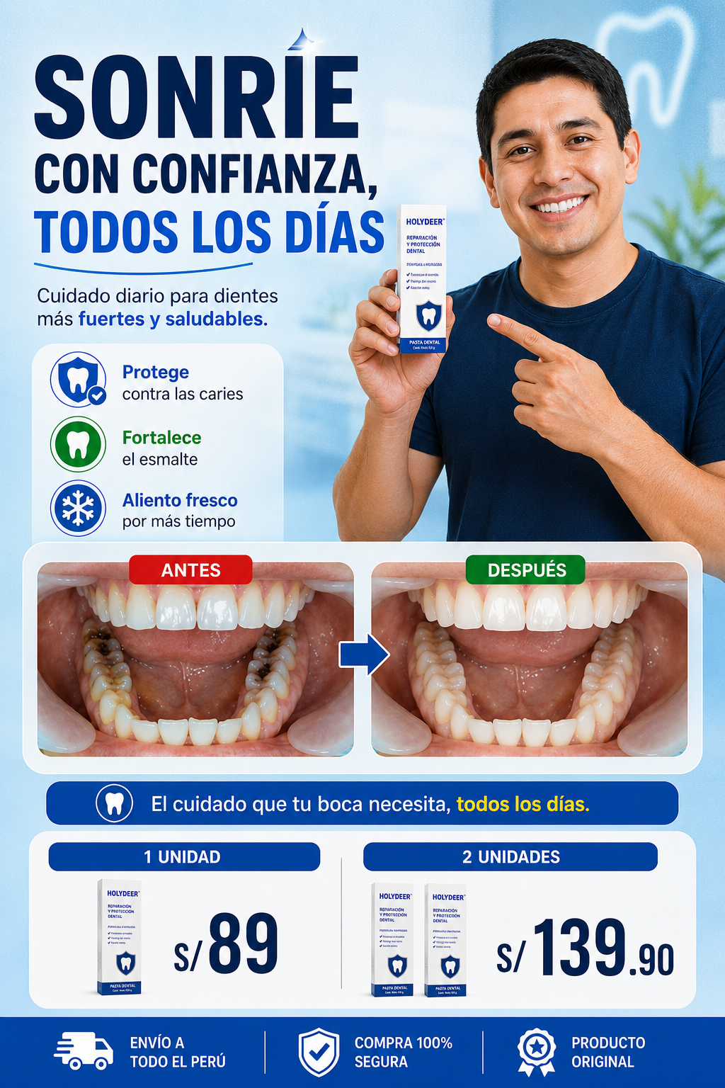 HOLYDEER™ -Elimina Caries
