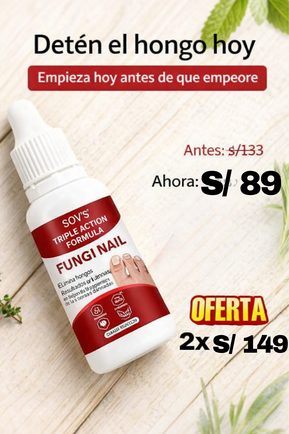 Fungi Nail - Elimina Hongos en las uñas