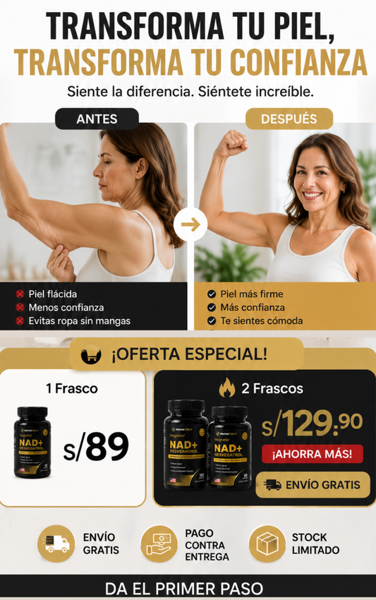 MEGNETA™ NAD+  Renovador Celular Antiedad