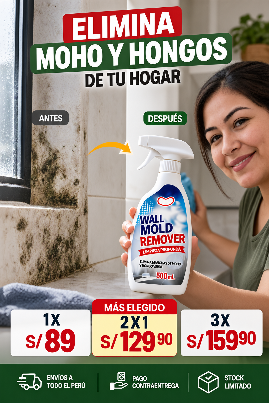 MOLD CLEAN™ - ELIMINA EL MOHO