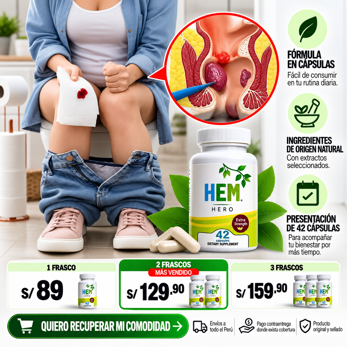 HEM HERO™ - ELIMINA LA HEMORROIDES
