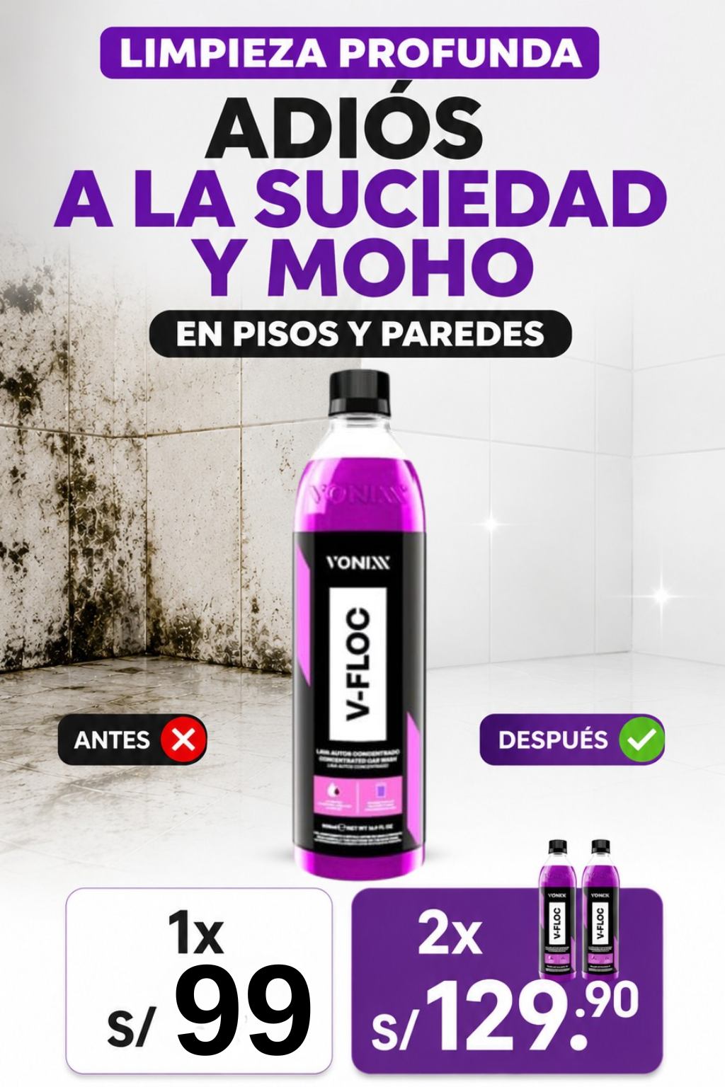V-FLOC - ELIMINA SUCIEDAD