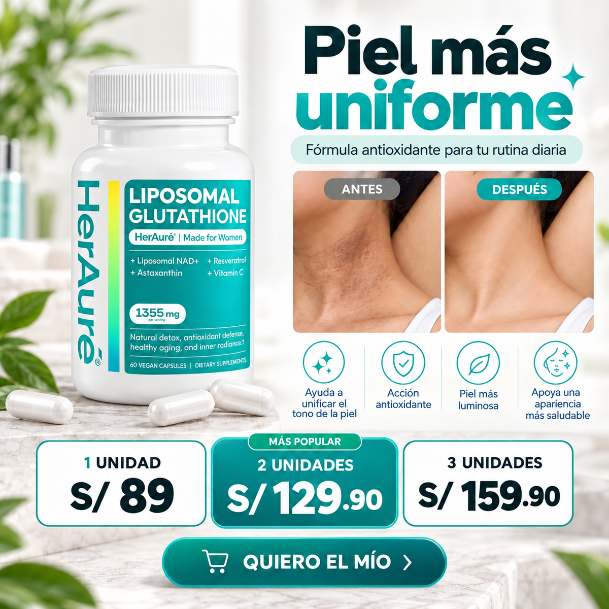HERAURE CAPSULAS PARA LA INSULINA