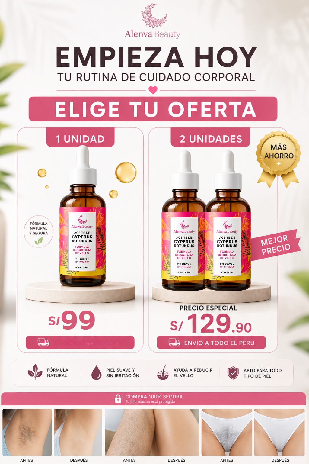 Alenva Beauty Reductor de Vello