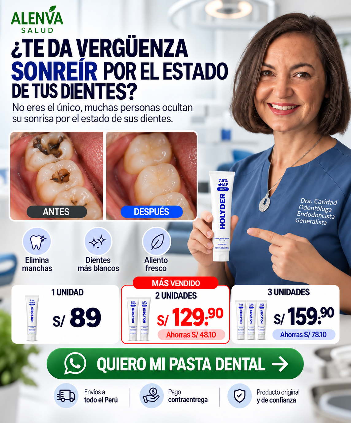 HOLYDEER - RESTABLECE TUS DIENTES