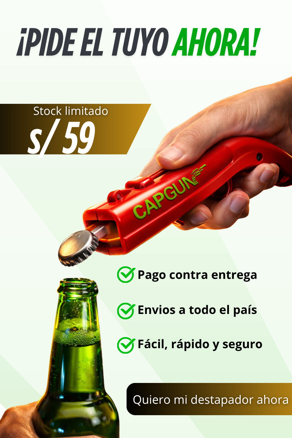Cap Shooter™ – Abrebotellas