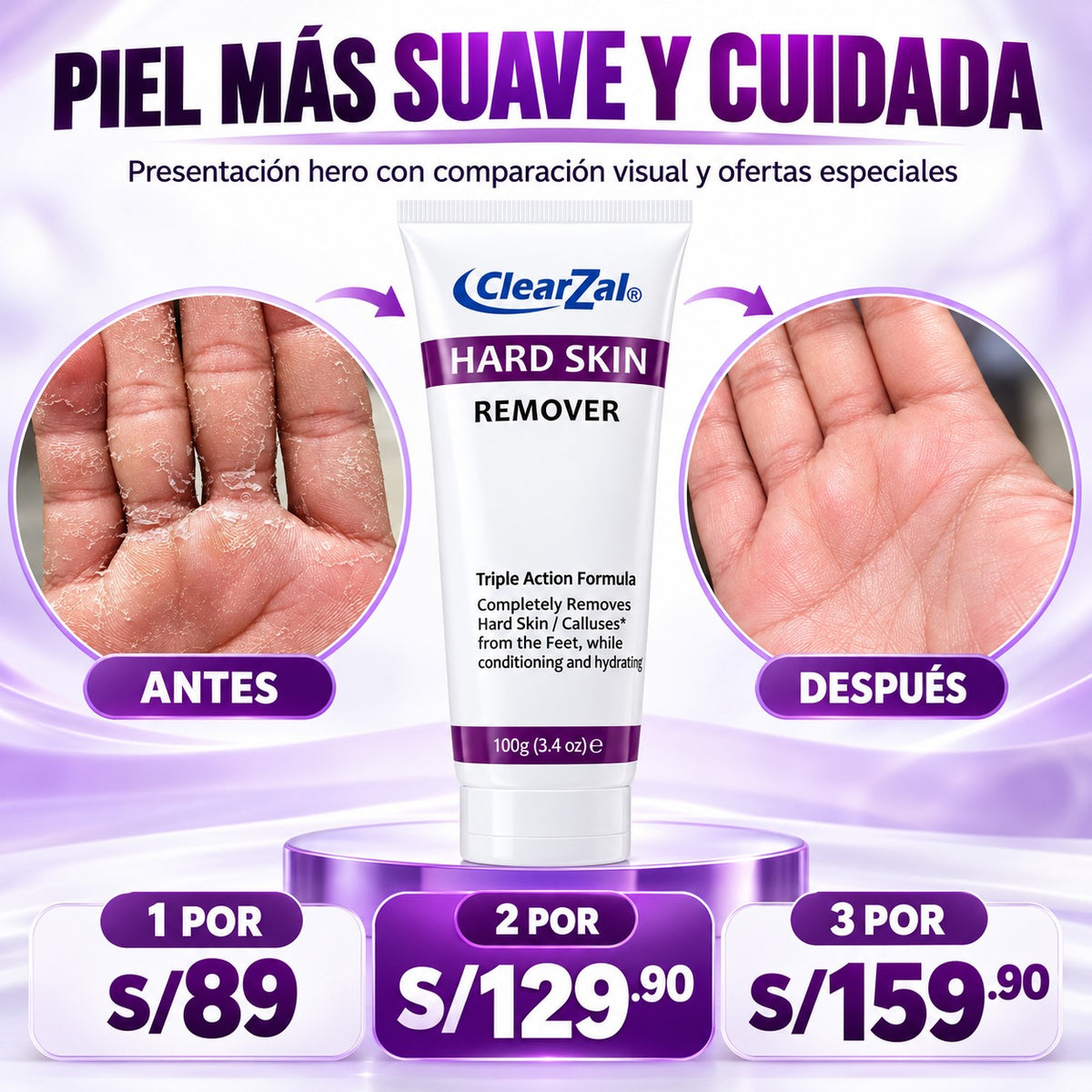 CLEARZAL - ELIMINA LA DESCAMACIÓN
