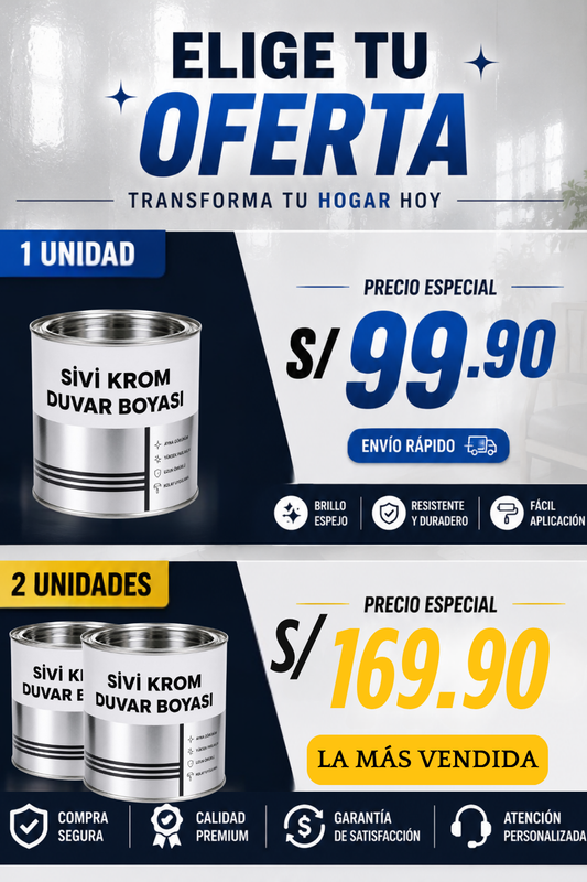 SIVI KROM - La Pintura con Efecto Espejo Real