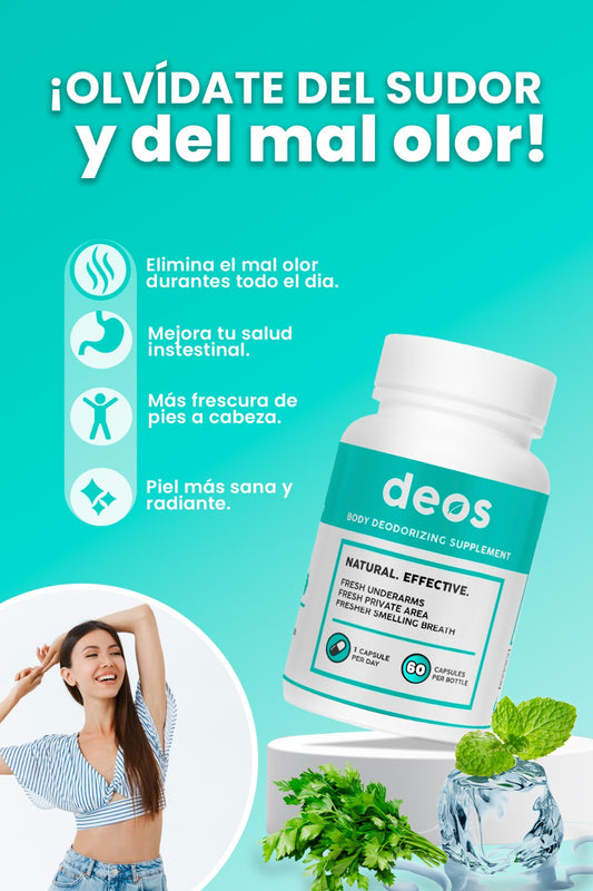 DEOS®-ELIMINA EL MAL OLOR CORPORAL